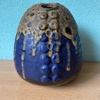 Flower Vase In Fat Lava By Alfred Klein Model 731/17 thumbnail 2