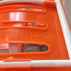 Duo Vintage Oranje Tuinstoelen thumbnail 6