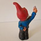 Vintage Tuinkabouter Kabouter Beeldje Rubber Beeld thumbnail 8