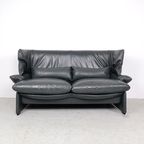 Cassina Portovenere Leren Bank Met Hocker thumbnail 4