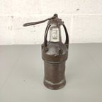 Antieke Mijnwerkers Lamp thumbnail 3