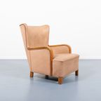 Scandinavian Mid-century Modern Lounge Armchair / Fauteuil, 1950’s Sweden thumbnail 2