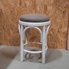 Set Van 2 Vintage Krukken, Krukjes Met Jeans Stoffering thumbnail 6