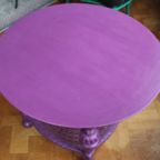 Aubergine Kleurige Tafel, Salontafel, thumbnail 5