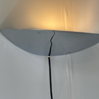 Pop Art / Space Age Design - Mushroom Lamp - Wall Sconce By Ikea - Model ‘Luta’ - V608 - Chrome thumbnail 6