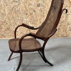 Michel Thonet Uniek Rond 1865 Armstoel thumbnail 4