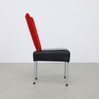 4x Postmoderne Eetkamerstoel 2-tone, 1980s thumbnail 4