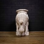 Wicker Elephant Sidetable thumbnail 6