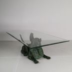 Bronzen Sfinxtafel Met Glazen Blad thumbnail 21