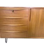 Vintage Notenhouten Sideboard Dressoir Van Franz Ehrlich Voor Veb Deutsche Werkstätten Hellerau thumbnail 8