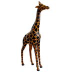 Set Mid-century Handgeschilderde Lederen Giraffen Xl 1970’s thumbnail 13