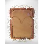 Vintage Geslepen Spiegel In Aluminium Frame thumbnail 11