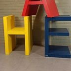 Vintage Set Van Flototto Letters Boekenplanken Pop Art thumbnail 3