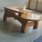 Vintage Brutalistische Salontafel - 70s thumbnail 3