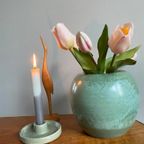 Vintage Turquoise Vaas - Gubbels Helden thumbnail 15