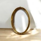 Vintage 'gouden' Ovalen Spiegel Deknudt thumbnail 4