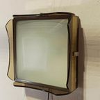 Vintage Italiaans Gerookt Glas Plafondlamp / Wandlamp thumbnail 15