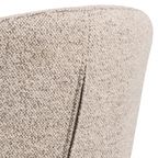 Koro Eetkamerstoel - Set Van 2 - Beige Bouclé thumbnail 6