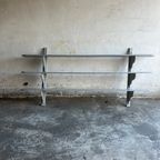 Xl Antique French Wall Rack – Industrial Style thumbnail 8