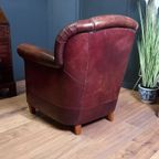 Vintage Topper, Schapenleren Clubfauteuil thumbnail 10