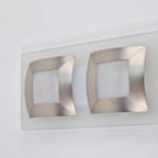 Vintage Wandlamp Vibia Design Postmodern ´80 Glas Metaal thumbnail 3