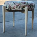 Vintage Krukje Jaren 60 Bloemenmotief Ottoman thumbnail 16