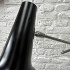 Midcdentury Wandlamp / Hengellamp Zwart Staal - Industrieel thumbnail 3