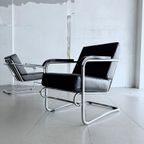 2X Vintage Lounge Chair By Enrico Prampolini For Cova Milano thumbnail 2