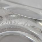 Kristalunie Maastricht - Max Verboeket - Transparant Dubbelwandige Vaas - 1960´S thumbnail 5