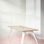 Design Tafel 200 Cm Fold By Bas Velllekoop For Puik New 2300,- thumbnail 7