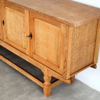 Brutalist Dressoir | Eiken | Sideboard | Jaren 60 | Deens thumbnail 8