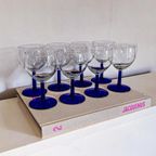 8x Wijnglas Donkerblauwe Steel Luminarc thumbnail 3