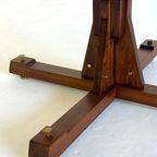 Houten Ronde Eettafel Van Isa Bergamo Met Uniek Onderstel thumbnail 6