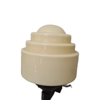 Art Deco Wandlamp Van Glas En Bakeliet thumbnail 5
