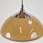 Vintage Dijkstra Dome Hanglamp Space Age Lamp Kunststof '70 thumbnail 13