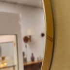 Vintage Wandspiegel Spiegel Mirror Messing Goud thumbnail 8