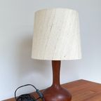 Vintage Teak Houten Tafellamp Van Domus thumbnail 7
