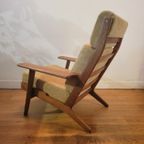 Fauteuil Ge290A Van Hans J. Wegner Voor Getama In Eiken thumbnail 3