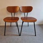 2 Vintage Stoelen Jaren 60 Stoel Vintage Retro thumbnail 3