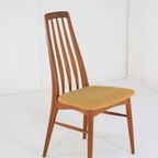 Set 6 Niels Koefoed Model Eva Stoelen Eetkamerstoelen 'lindeskovs' Vintage thumbnail 8