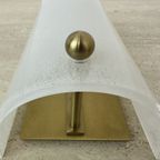 Vintage Lucite And Brass Wall Lamp ,1970S thumbnail 8