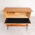 Secretaire Met Schuifdeuren Op Ranke Poten, Jaren 50 thumbnail 22