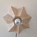 Vintage Keramiek Stervorm Wandlamp Jaren 70 Design. thumbnail 6