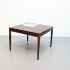 Vintage Deense Salontafel Palissander Met Keramiek thumbnail 2