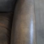 Schapenleren Bart Van Bekhoven Design Fauteuil In Een Mooie Diepe Donkere Kleur thumbnail 9