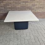 De Sede Salontafel- Travertin Met Leder thumbnail 8