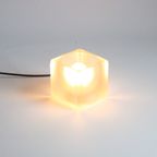 Glass Cube Lamp By Peill And Putzler, Germany 1970S thumbnail 10