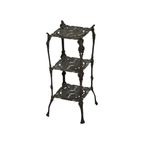 Franse Art Nouveau Plantentafel Etagère Kunstbrons Antiek Ca1900 thumbnail 6