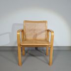 Beech Wood And Webbing Side Chair By Olivo Pietro, Italy, 1970s thumbnail 15