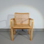 Beech Wood And Webbing Side Chair By Olivo Pietro, Italy, 1970S thumbnail 15